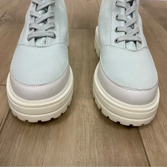 Free People Feels Good To Be Lost Lug Sole Hiker Boots Faded Indigo