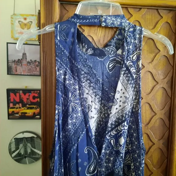 Free People Intimately Beaux Slip Dress - Bandana Print, Size S