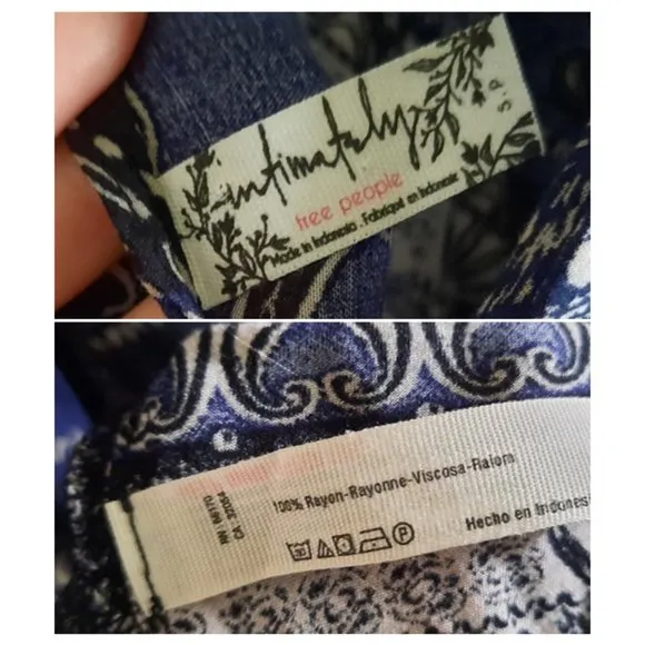 Free People Intimately Beaux Slip Dress - Bandana Print, Size S