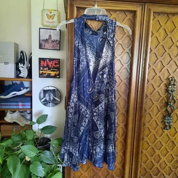 Free People Intimately Beaux Slip Dress - Bandana Print, Size S