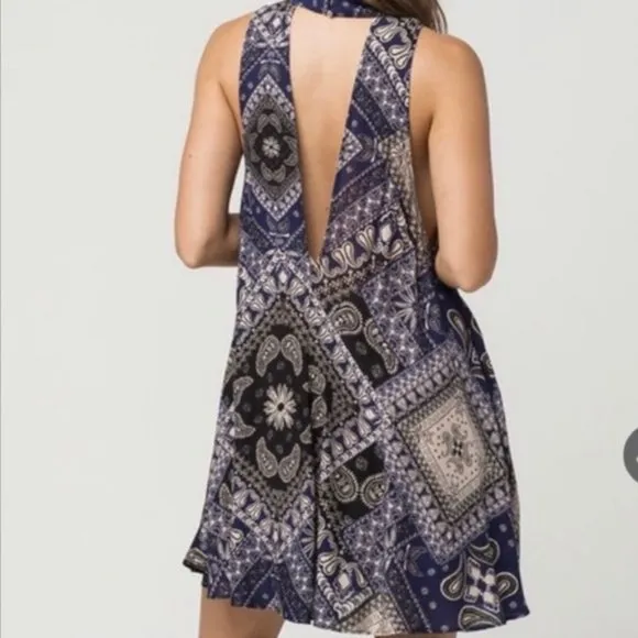 Free People Intimately Beaux Slip Dress - Bandana Print, Size S