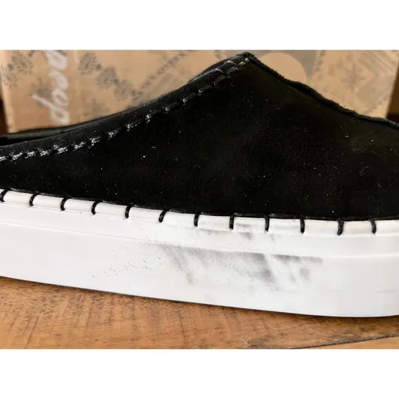 Free People Juno Sport Sneakers - Leather, Slip On (For Women) Black Suede Sz 7