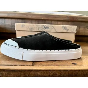 Free People Juno Sport Sneakers - Leather, Slip On (For Women) Black Suede Sz 7