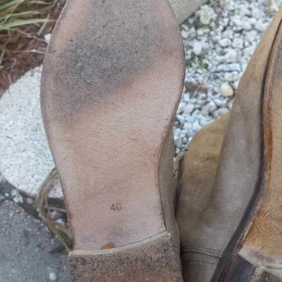 Free People Moonshine Wrap Boots Distressed Leather 40EU