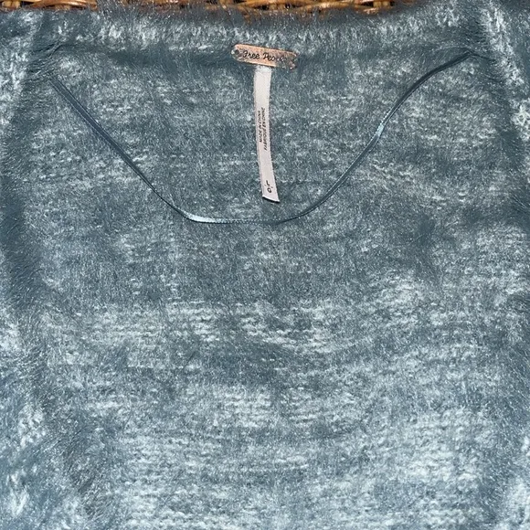 FREE PEOPLE Serendipity V Neck Sweater Storm Combo NWT