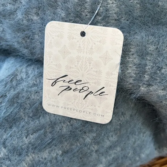 FREE PEOPLE Serendipity V Neck Sweater Storm Combo NWT