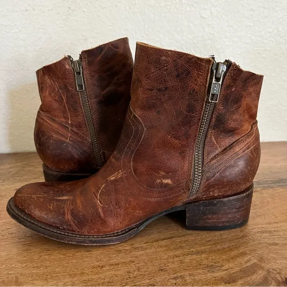 Freebird by Steven Salt Ankle Side Zip Boots Booties Womens Size 7