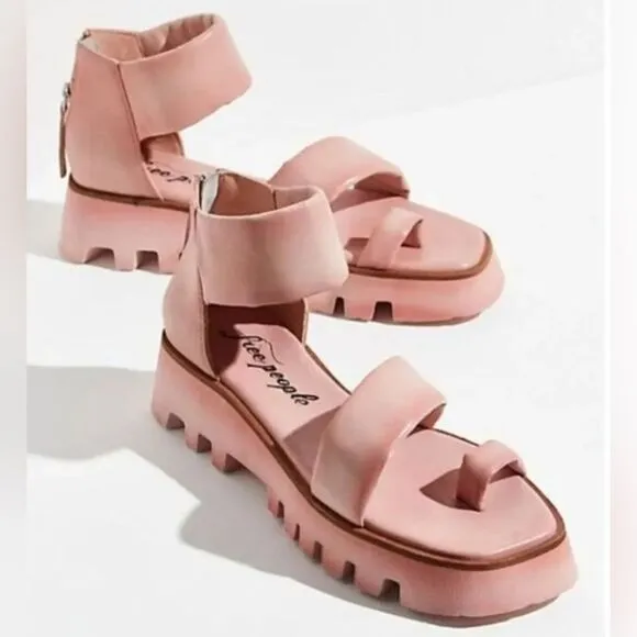 Free people Maddox Lug Sole Sandals Sz 38