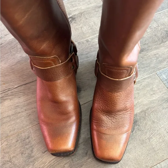 Frye 12R harness boots size 7