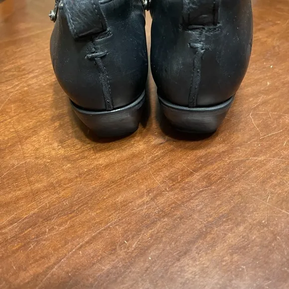 FRYE Boots Womens Sacha Moto Shortie Sz 9 Bootie Ankle Style 3478001 Dual Zipper