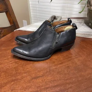 FRYE Boots Womens Sacha Moto Shortie Sz 9 Bootie Ankle Style 3478001 Dual Zipper