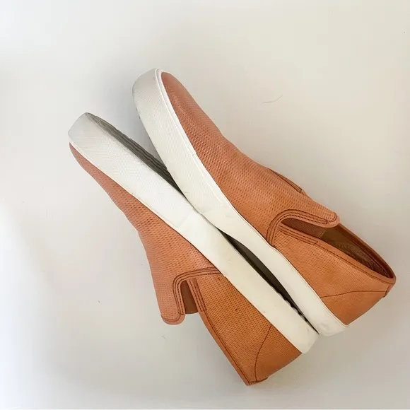 Frye Brett Perf Leather Slip-On Sneakers