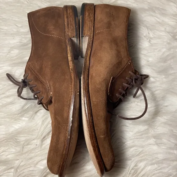 Frye brown suede Oxford shoes