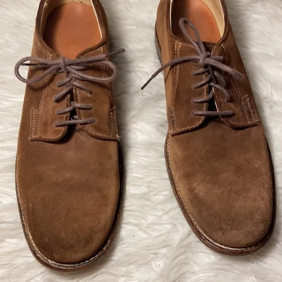 Frye brown suede Oxford shoes