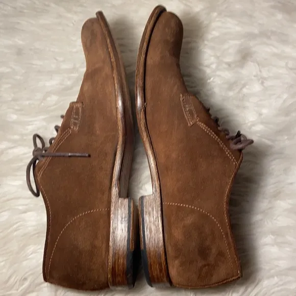 Frye brown suede Oxford shoes