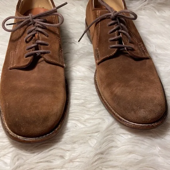 Frye brown suede Oxford shoes