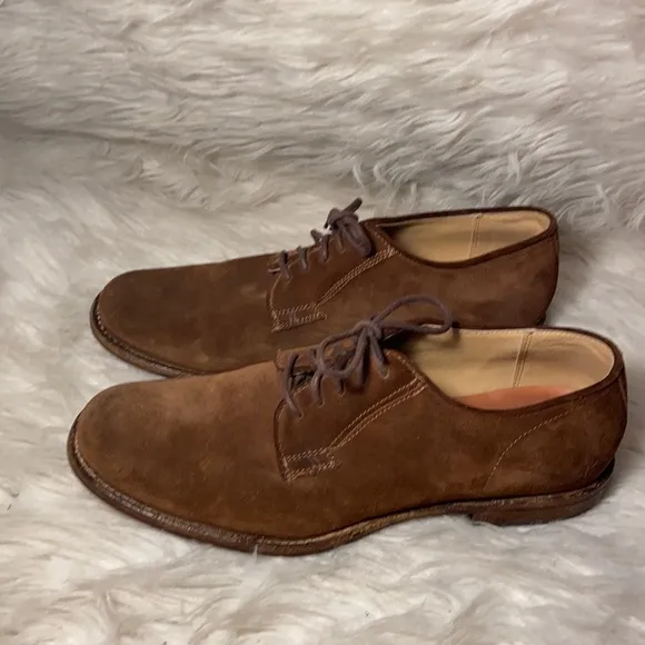 Frye brown suede Oxford shoes