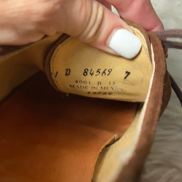 Frye brown suede Oxford shoes