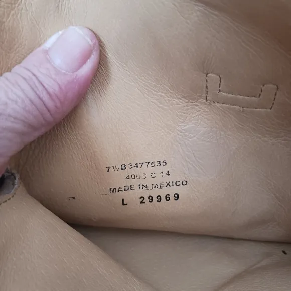 Frye Brown Taupe Leather Riding Boots