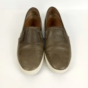 Frye Dylan Ash Slip on Leather Sneakers Mens Size 7.5