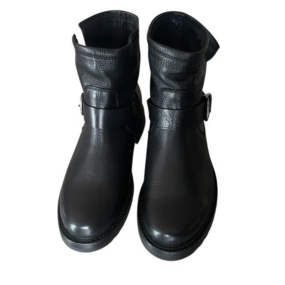 Frye Leather Veronica Ankle Booties Size 7.5 in Black