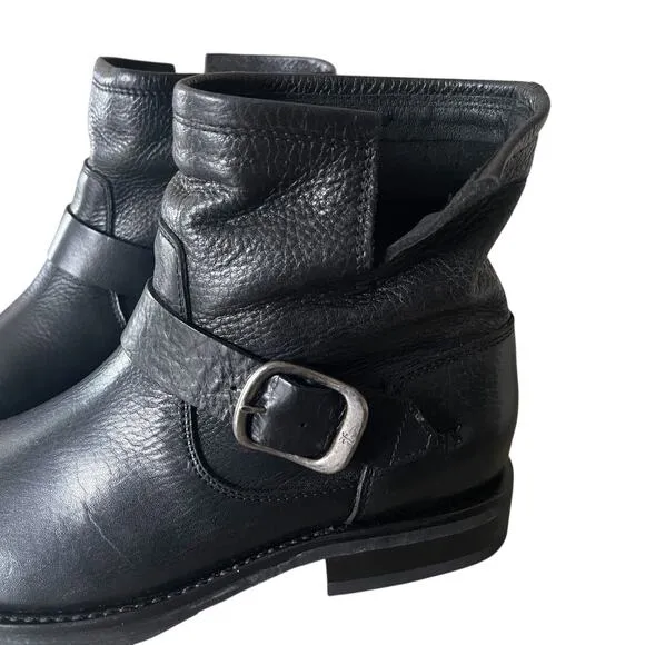 Frye Leather Veronica Ankle Booties Size 7.5 in Black