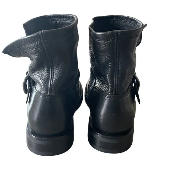 Frye Leather Veronica Ankle Booties Size 7.5 in Black