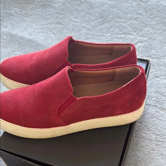 FRYE LENA Red Slip-On Sneakers