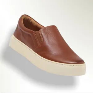 Frye Lena Slip On Leather Sneakers