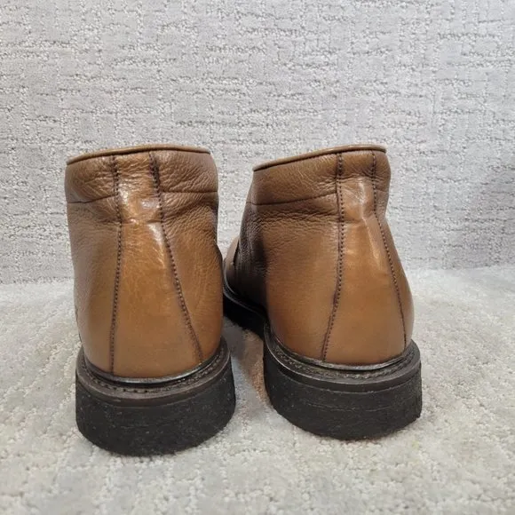Frye Mens Brown Size 9.5 D Lace Up Ankle Country Chukka Boots. NEW