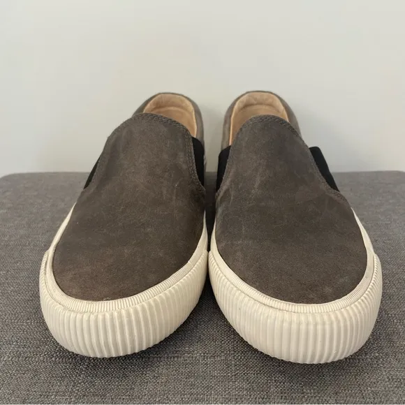 FRYE Men’s Miller Slip On Shoe - Gray Suede Size 8
