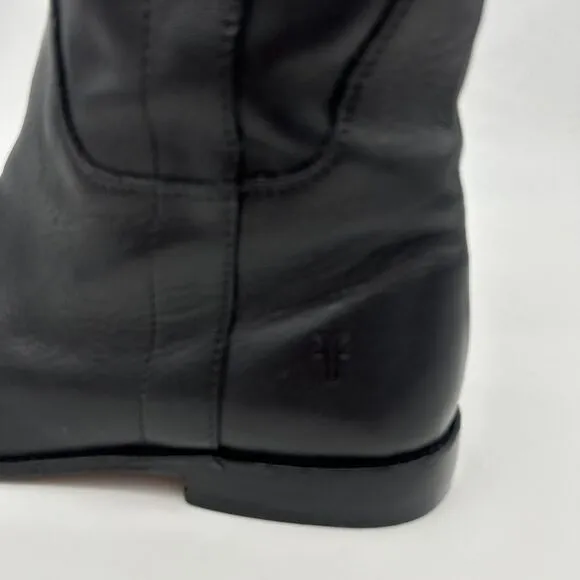 Frye Paige Tall Riding Boots Black Leather Woman’s Size 8