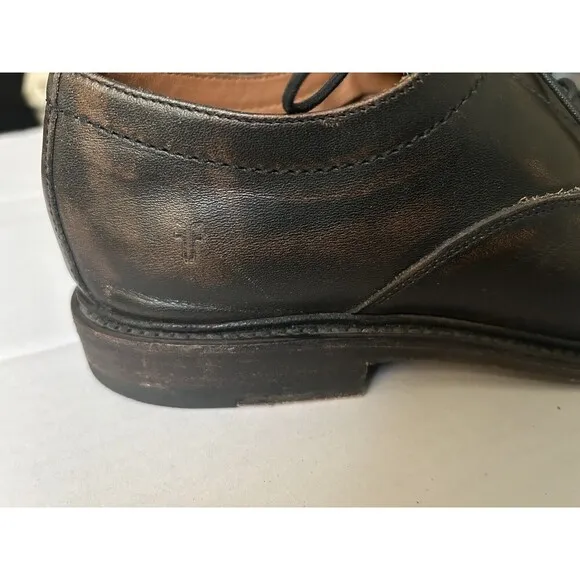 Frye Paul Bal Antique Finish Cap Toe Leather Dress Shoes Men's Size 9.5 D Oxford
