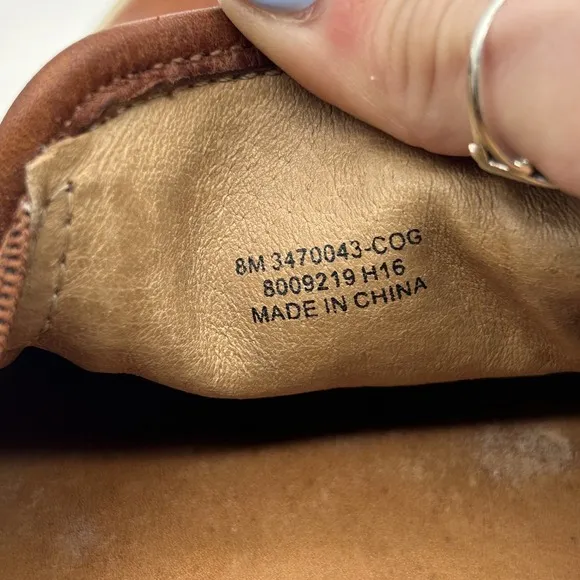 Frye Shoes Womens Size 8M Leather Slip On Brown Casual Sneakers Distressed