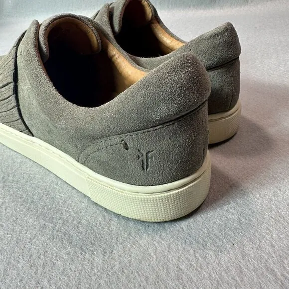 Frye Sneakers Womens 10M Grey Ivy Gore Slip On Suede Leather