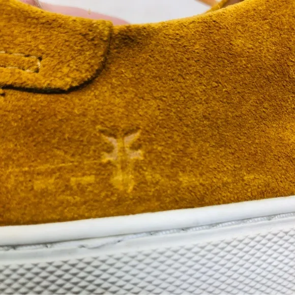 Frye Suede Mustard Suede Sneakers
