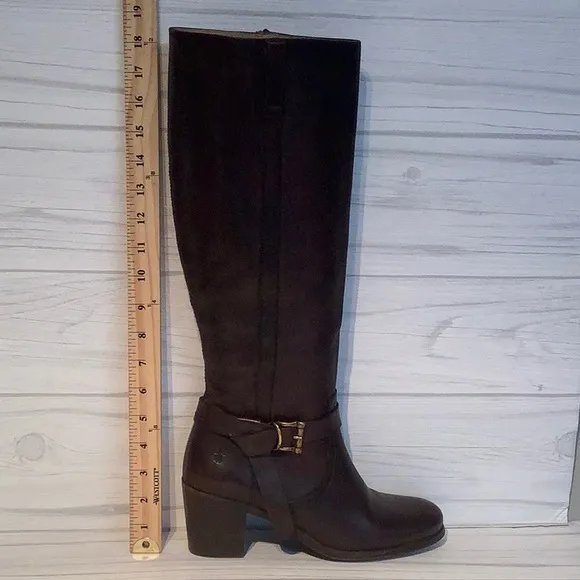 Frye tall knotted boots