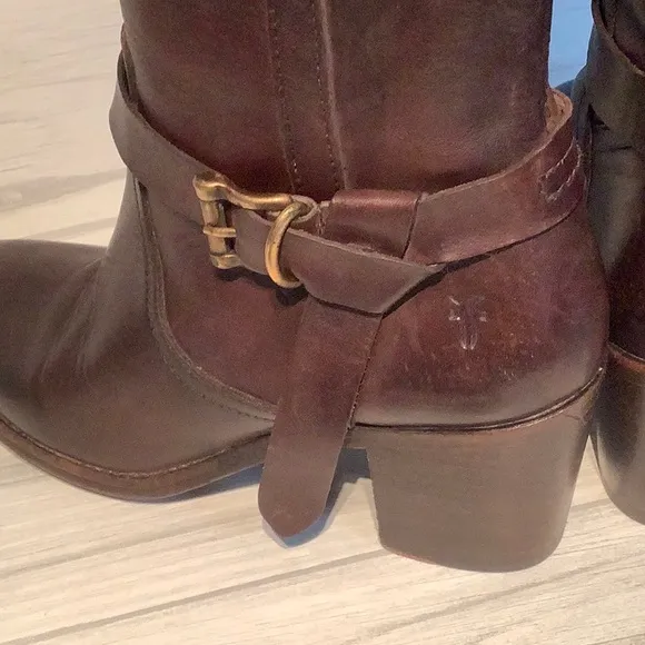 Frye tall knotted boots