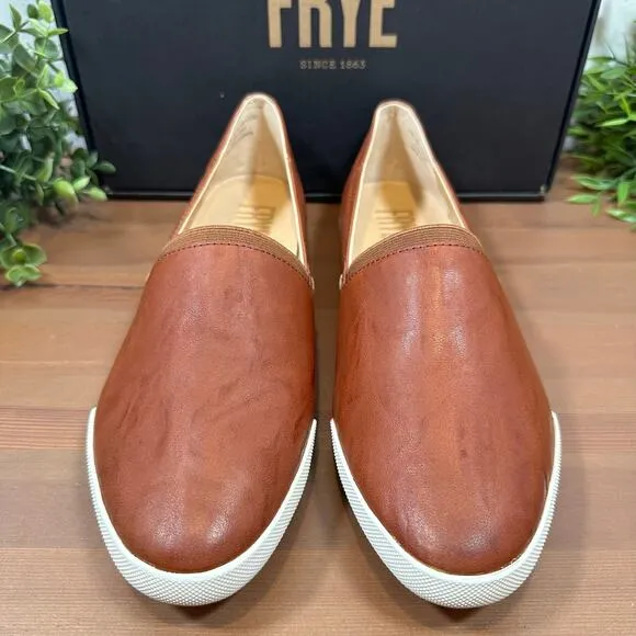 Frye Women's Melanie Slip On Leather Sneakers Size 9
