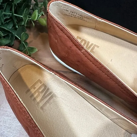 Frye Women's Melanie Slip On Leather Sneakers Size 9