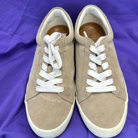 Frye Womens Shoes Frye Kerry Low Lace Suede Sneakers