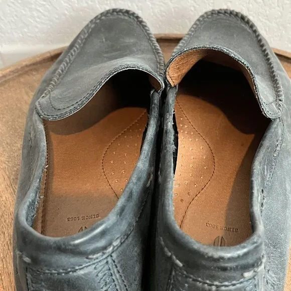 Frye Boots Ash Gray Lewis Venetian Slip-On Loafer Driving Shoes Men's Size 8