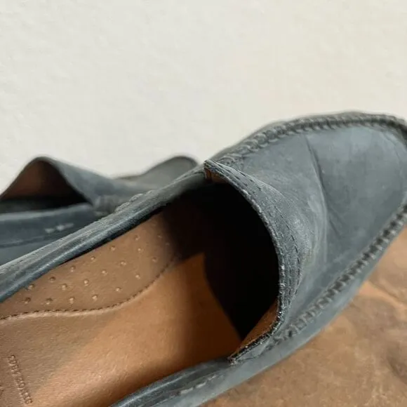 Frye Boots Ash Gray Lewis Venetian Slip-On Loafer Driving Shoes Men's Size 8