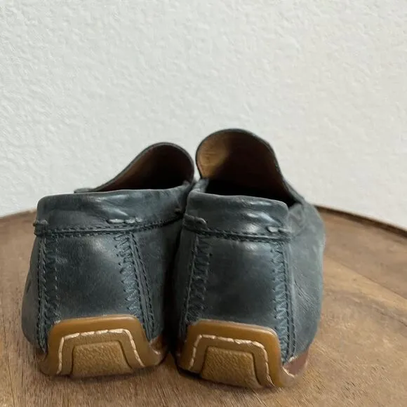 Frye Boots Ash Gray Lewis Venetian Slip-On Loafer Driving Shoes Men's Size 8