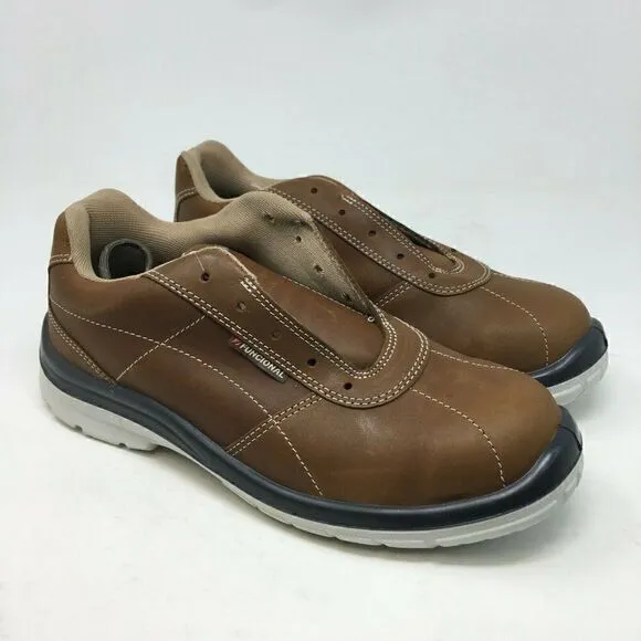 Funcional Men's Shoes Brown Black White Size 10.5 Work Safety Shoes  Alloy Toe