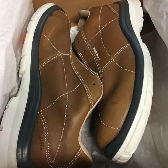 Funcional Men's Shoes Brown Black White Size 10.5 Work Safety Shoes  Alloy Toe