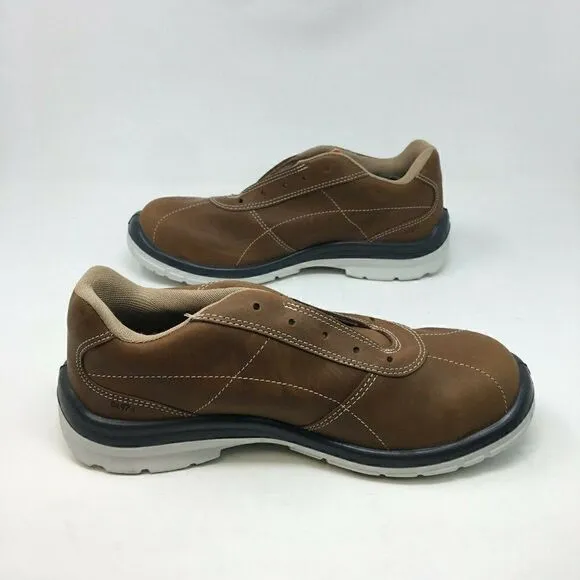 Funcional Men's Shoes Brown Black White Size 10.5 Work Safety Shoes  Alloy Toe