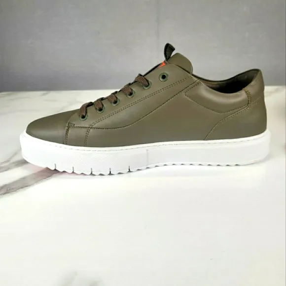 G-Star Raw Men's Rocup-II-LGO-M Sneakers Low-Top Shoes Geen/Orange Size 11
