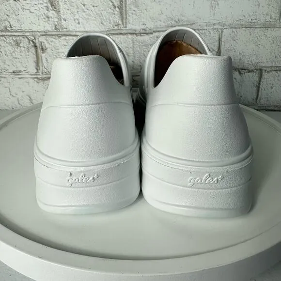 Gales Shoes Nursing Nurse Frontline Slip On Non Slip White NEW Unisex 8 / 10