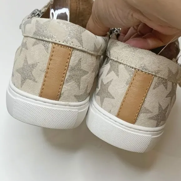 Gentle Souls Kenneth Cole Lowe Suede Star Casual Slip On Sneakers